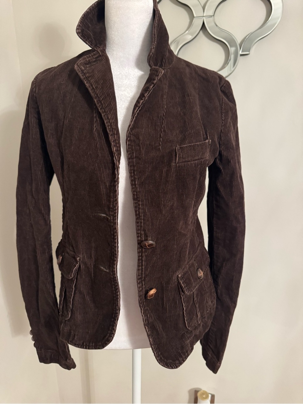 American Eagle Outfitters Brown Corduroy Shirt Jacket